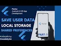 Flutter Save Data Locally with Shared Preferences local storage Mobile Storage