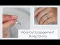 Rosados Box Gloria Rose Cut Engagement Ring