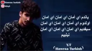 اجمل واروع اغنية تركية مع كلمات  يانديم اي مان  دندنها