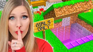 i found a girls only minecraft server 