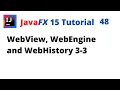 JavaFX 15 Tutorial 48 - WebView WebEngine and WebHistory 3-3