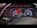 2013 HYUNDAI SONATA no crank no start easy fix for us sudden failure