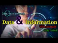 Differentiate between Data and Information in Data Vs Information