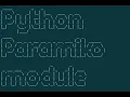 Python Paramiko Module