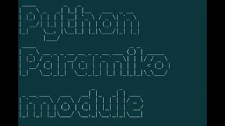 Python Paramiko Module