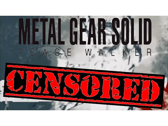 Metal Gear Solid Peace Walker CENSORED - Snake's Electricity Torture