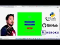 How To Deploy Python Flask Web Application on Heroku Free Hosting Login And Registration Page