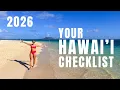 Hawaii Trip Planning 2026 The Only Checklist You Need