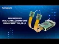 Synchronized Dual-Camera Stereo Cam on Raspberry Pi 4 3B 3