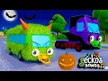 Download Lagu The Halloween Song with Baby Truck | Nursery Rhymes \u0026 Kids Halloween Songs | Gecko's Garage