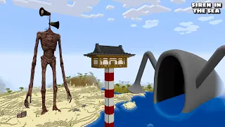 SURVIVING FROM SEA EATER AND SIREN HEAD RETURNS in Minecraft - Gameplay - Coffin Meme