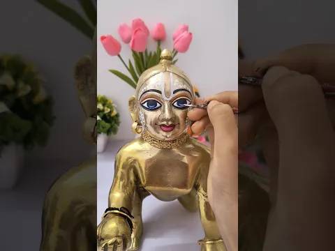 Laddu gopal makeover π #diy #krishna #youtubeshorts #makeover #shorts #viral