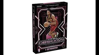 Pick Your Team 2021-22 Panini Obsidian Basketball 12 Box Case Break