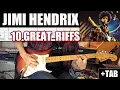 Download Lagu 10 Great Jimi Hendrix Riffs Part 1 (+TAB)