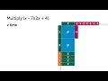 Problem Animation Multiplying Binomials Using Algebra Tiles