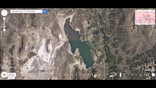 Great Salt Lake Evaporating Utah - Time Lapse