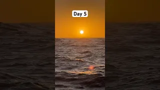 Day 5 sailing around the world without stopping.
