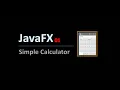 JavaFX 01 - Simple Calculator