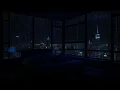 24-Hour Relaxing Sound of Rain in the Dark Bedroom No Ads - Rain Sounds for Sleep Rainy Night