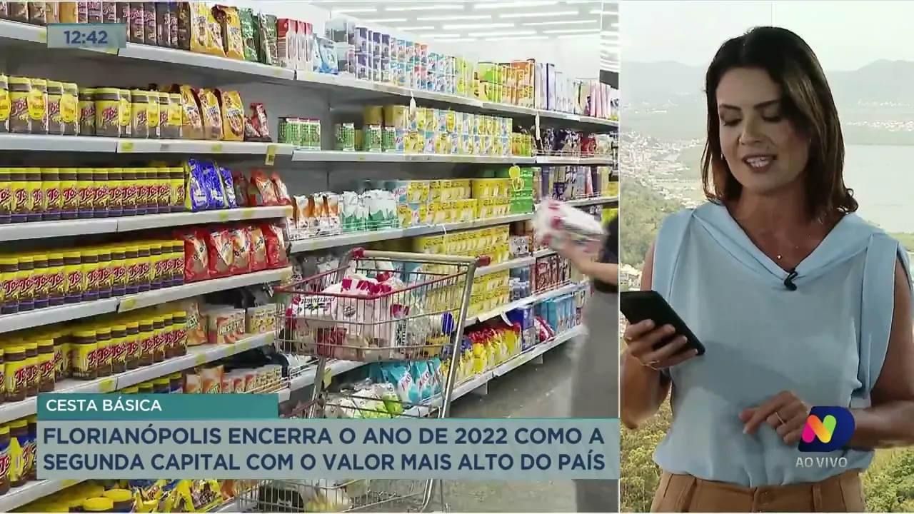 Florianópolis encerra o ano de 2022 como a segunda capital com a cesta básica mais cara do Brasil
