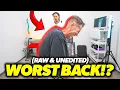 HIS BACK FINALLY CRACKS AFTER 30 YEARS Chiropractic Asmr Back Pain Relief Dr Tubio