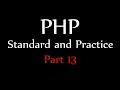 PSR1 - PHP Standard and Best Practices Part 13