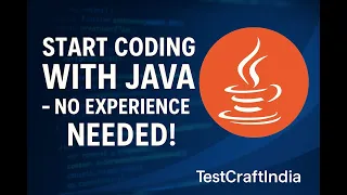 Learn Java From Scratch and First Program for Automation Software Testing Beginners
