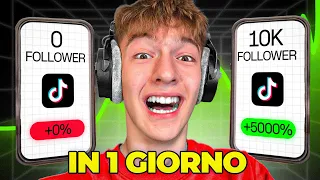 Come AVERE 10.000 Follower REALI su TIK TOK in 1 Giorno (2025/2026)