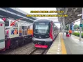 Download Lagu RAMAINYA KERETA API DAN KRL COMMUTER LINE DI STASIUN BESAR JATINEGARA, ADA LOKOMOTIF VINTAGE
