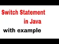 Switch Statement in Java