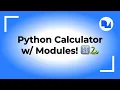 Build a Simple Python Calculator with Module Imports Step-by-Step Demo