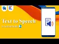 Text To Speech in Android Studio Kotlin Android Tutorials