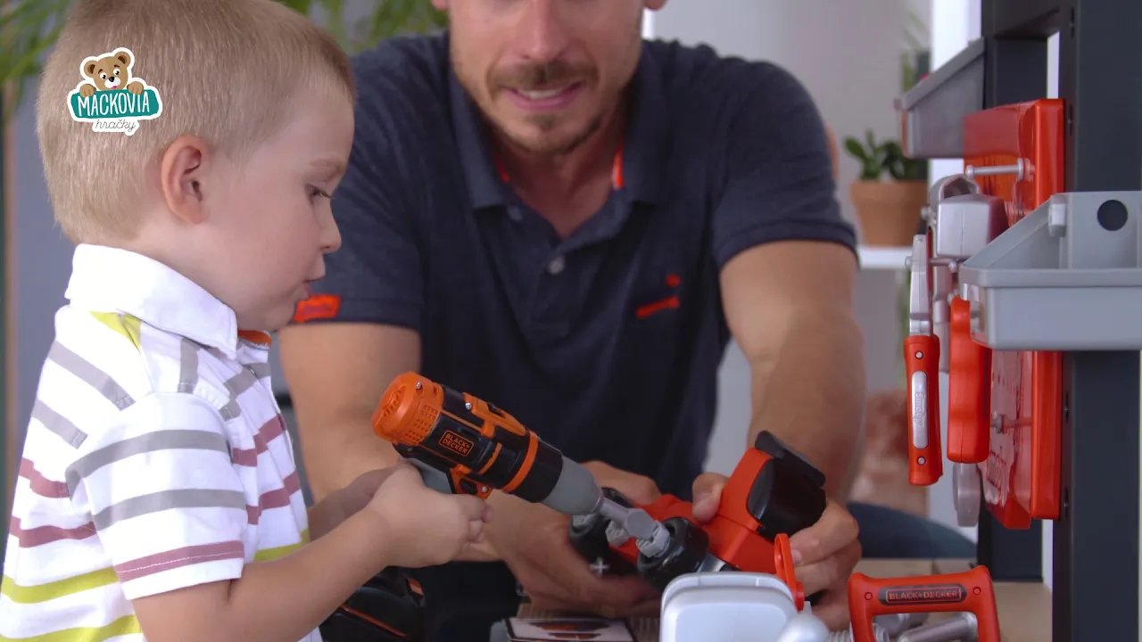 Pracovná detská dielňa - Pracovná dielňa Black+Decker Smoby - 6