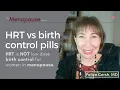HRT vs birth control pills hormonal contraception is NOT the same as HRT Felice Gersh MD