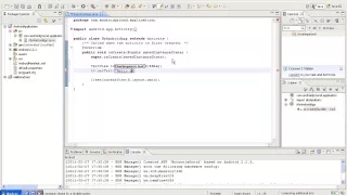 Android Tutorial - Hello World through Eclipse Android Plugin