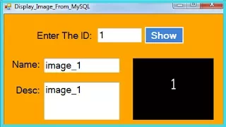 VB NET - How To Retrieve Image From MySQL DataBase In Visual Basic Net with source code