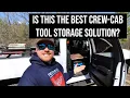 Truck Organization - Silverado Crew-Cab Rear Seat Tool Storage Solution