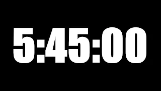 5 HOUR 45 MINUTE TIMER 345 MINUTE COUNTDOWN TIMER LOUD ALARM