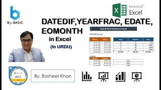 DATEDIF YEARFRAC EDATE EOMONTH Functions in Excel