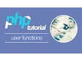PHP Tutorial User Defined Function