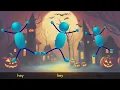 Learn English with Halloween Stomp by The Singing Walrus | Picture Lyrics and Subtitles