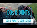 Solid Waste Collection DOs and DONTs