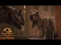 Carnotaurus Demon Vs Allosaurus (Battle At Big Rock)| Jurassic World Chaos Theory Season 3 Clip!
