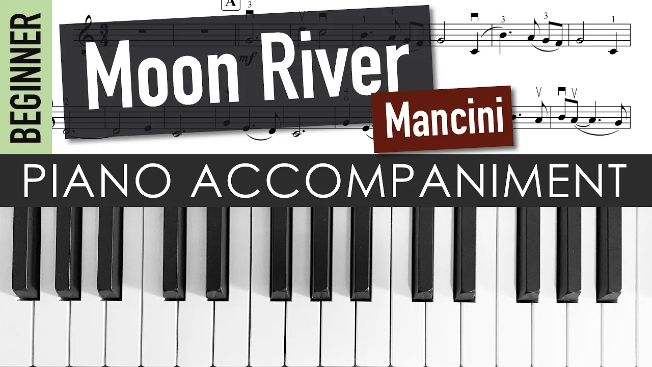 Moon River Henry Mancini | Piano Accompaniment | Violin Sheet Music Moon River Henry Mancini | Piano Accompaniment | Violin Sheet Music