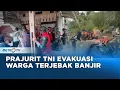 Prajurit TNI dan Batalyon Arhanud Bantu Evakuasi Warga di Aceh Utara