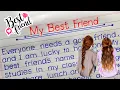 Paragraph on My Best Friend in English Short Essay on My Best Friend