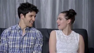 Colin Morgan and Katie McGrath talk about S5 GOT