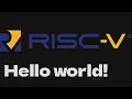 RISC-V Hello World No Talking Asmr Coding