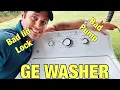 GE washer diagnostic mode codes Bad drain pump lid switch GTW330ASK3WW