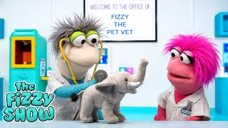 Fizzy The Pet Vet Takes Care Of Mama Elephant | The Fizzy Show Videos